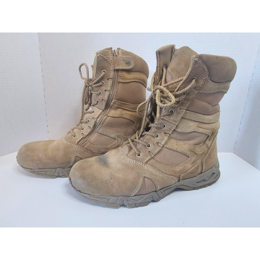 Rothco 5357 Forced Entry Tan 8" Deployment Boots with Side Zipper SZ 12W
